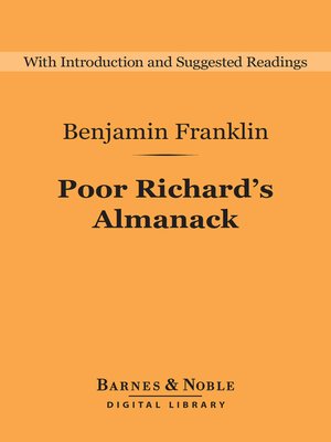 cover image of Poor Richard's Almanack